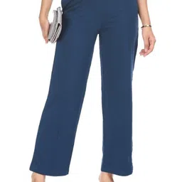 E-MAX Women Relaxed Easy Wash Trousers-picture-38