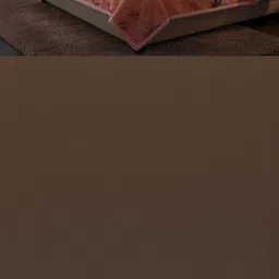 Signature Coral Red Floral Printed Polyester Mild Winter Blanket image 4