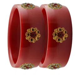Vidhya Kangan Women Red Bangle-picture-44