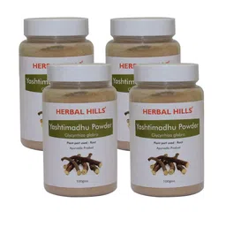 Herbal Hills Yashtimadhu Powder Edible Licorice (100 Gram Pack of 4)-image-4