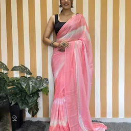 KALINI Leheriya Pure Chiffon Ready to Wear Saree-picture-37