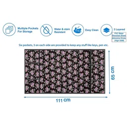 The Furnishing Tree Purple Printed Air Conditioner Cover image 2