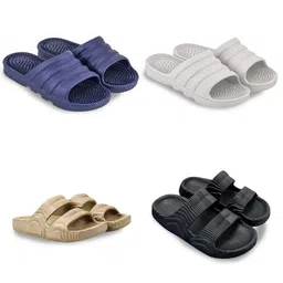 Feel alive Men Set of 4 Lightweight Flip Flops-picture-22