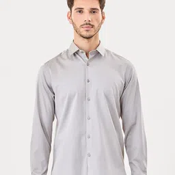 Snitch Men Solid Spread Collar Casual Shirt-image-94