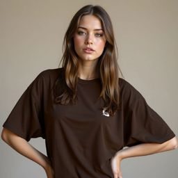 TOGS & TERRE Women Graphic Printed Round Neck Cotton Oversized T-shirt-picture-3