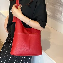 KPOP Women Solid Structured Shoulder Bag-picture-35