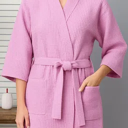 STELLAR HOME Breeze 280 GSM Cotton Bath Robe image 3