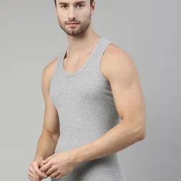 Dixcy Scott Originals Pack Of 5 Assorted Combed Cotton Gym Vests VICTOR DURBY VEST-VST-P5 image 3