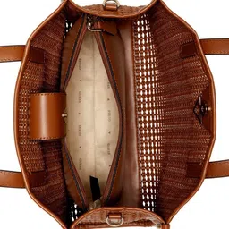 GUESS Textured PU Structured Tote Bag image 3