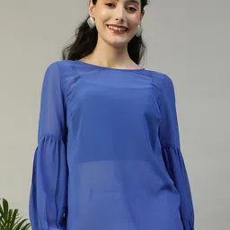 Oxolloxo Women Round Neck Casual Top-image-56
