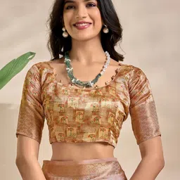 YASHASVI FASHION Silk Blend Mysore Silk Saree image 3