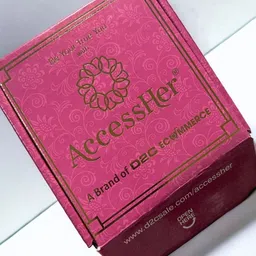 AccessHer Gold-Plated Artificial Stones Studded Contemporary Drop Earrings image 2