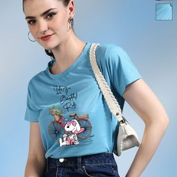 Metronaut Women 2 Printed Bio Finish Applique T-shirt-image-77