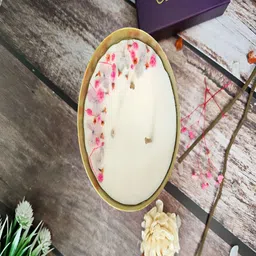 Candle Nest Gold-Toned & White Cherry Scented Jar Candle-picture-41
