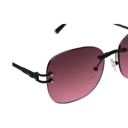 MacV Unisex Purple Lens & Black Butterfly Sunglasses with image 4