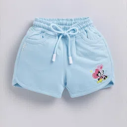 Biskid Blue Cotton Shorts-picture-33