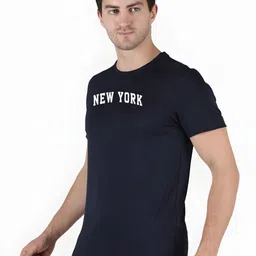 SZN Typography Printed Round Neck T-shirt image 5