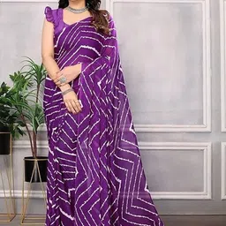 Moda Rapido Leheriya Printed Pure Georgette Leheriya Saree-picture-13
