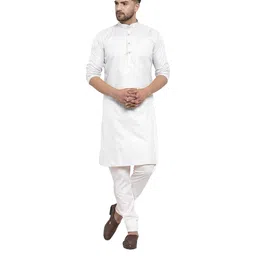 VS MALL Men Sea Green Kurtas image 3