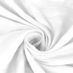 AJISH White Striped 300 TC Single Bedsheet with 1 Pillow Covers image 3