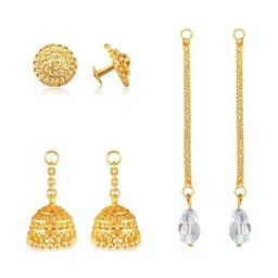 VIVASTRI Women Gold-Plated Alloy Earrings-picture-39