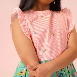 The Little Trunk Floral Print A-Line Dress image 3