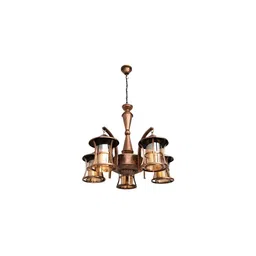 GAUVIK Gold-Toned Glass Ceiling Lamp image 3