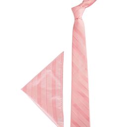 Tossido Men Striped Necktie & Pocket Square Gift Set Comes with a box-picture-18