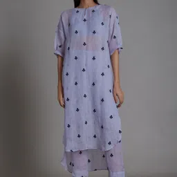 MATI Women Polka Dot Printed Comfort High-Rise Trousers-image-95