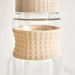 Home Centre Atlantis Dune Bally Beige & Transparent Sipper Water Bottle 620ml image 2