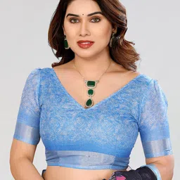 Moda Rapido Floral Printed Saree image 4