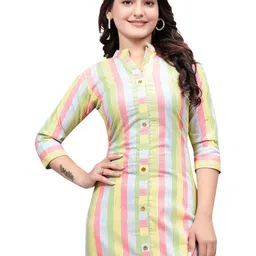 MANTRA DESIGNER Women Multicoloured Viscose Rayon Kurtas image 5
