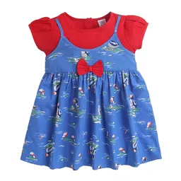 mama & bebe Print Puff Sleeve Fit & Flare Midi Dress-image-8