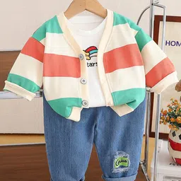 StyleCast x Revolte Boys Striped T-shirt with Trousers-picture-14