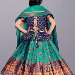 BAESD Girls Ready to Wear Lehenga & Blouse With Dupatta image 5