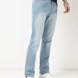Urbano Fashion Men Straight Fit Mid-Rise Light Fade Stretchable Jeans-picture-27