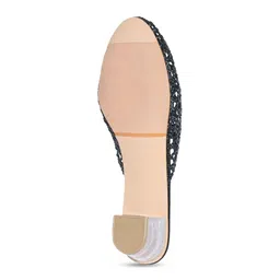 Koblerr Women Woven Design Round Toe Block Heels Sandals image 4