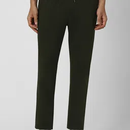 Van Heusen Flex Men Solid Regular Fit Antimicrobial Pure Cotton Track Pants-picture-41