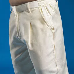 VASTRAMAY Men Floral Embroidered Regular Thread Work Chanderi Silk Kurta with Pyjamas image 3