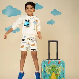 Nasher Miles Fantasy Printed Hard Suitcase Trolley Bag image 1