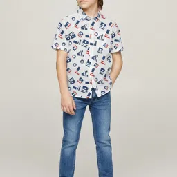 BAESD Boys Classic Printed Casual Shirt-picture-43
