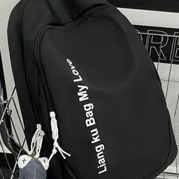 KPOP Women Typography Backpack image 2