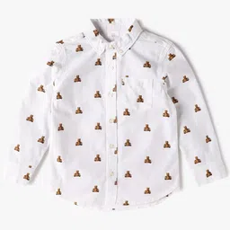 GAP Unisex Relaxed Fit Conversational Printed Button-Down Collar Cotton Casual Shirt-picture-44
