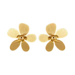 DressBerry Floral Studs Earrings-image-1