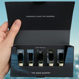 EM5 Set Of 5 Ocean Breeze 212 Cedrat Fresh Aqua Profound & Ultra EDP - 2 ml Each image 5