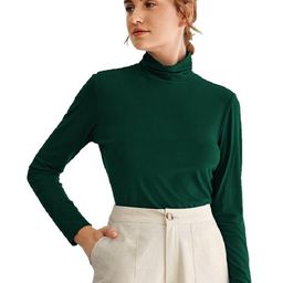 FABRICORN Women Turtle Neck Cotton Top-picture-22