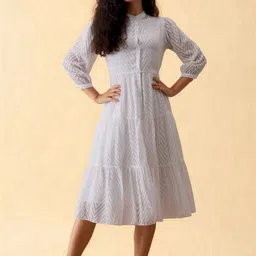 all about you Crepe Fit & Flare Midi Dress-picture-15