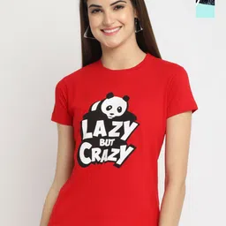 Dreambe Women Typography Printed T-shirt-picture-28