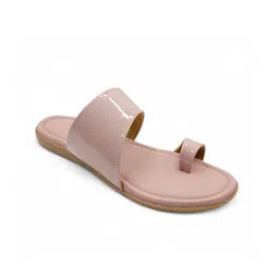 GLAMAURA Women Solid Slip-On One Toe Flats-image-43