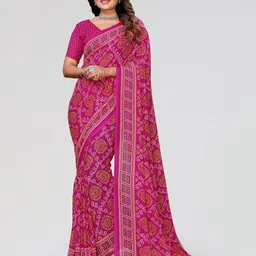 Moda Rapido Bandhani Printed Saree-picture-25